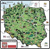 Mapa Polski dla najmłodszych II