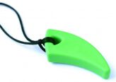 Gryzak naszyjnik logopedyczny saber zielony