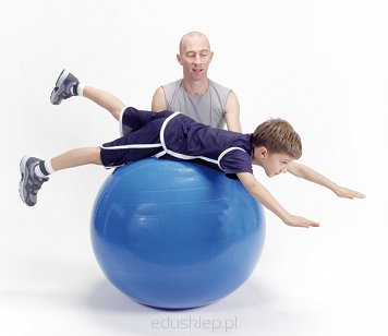 Piłka renomowanej marki Gymnic stosowana jest podczas ćwiczeń w szkole, fitness clubie, w domu czy w biurze.