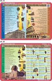 Starożytny Egipt, Grecja, Rzym, bogowie Grecji i Rzymu. Zestaw 30 podkładek