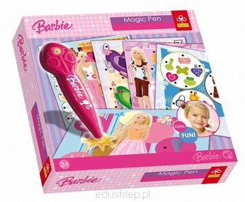 Magiczny długopis Barbie gra edukacyjna, pudełko.