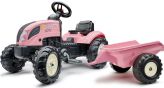 Traktor Country Star Różowy na Pedały + Przyczepka i Klakson od 2 Lat. Falk widok produktu