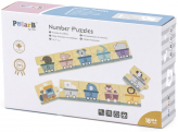 Drewniane puzzle numeryczne Cyferki Montessori