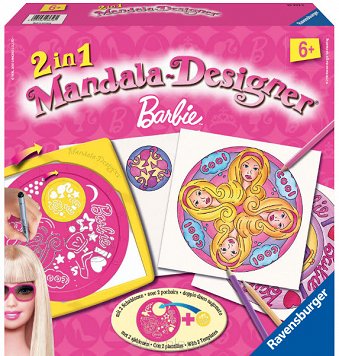 Mandala Zestaw do Rysowania Barbie 2W1 Ravensburger