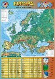 Europa mapa fizyczna