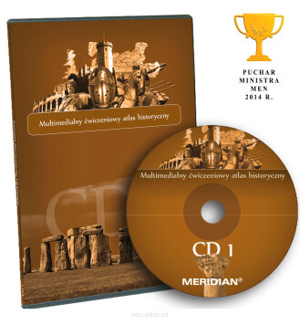 Multimedialny ćwiczeniowy atlas historyczny CD 1 - prehistoria starożytność średniowiecze
