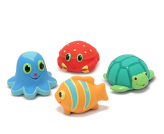 Gumowe zabawki do kąpieli - morskie stwory 