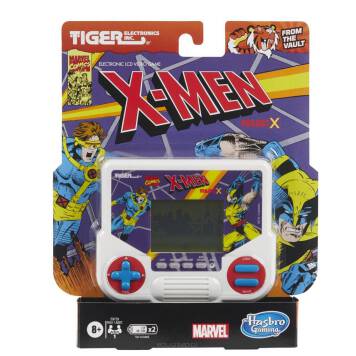 Gracze, zarówno zagorzali fani technologii retro, jak i nowicjusze, pokochają tę elektroniczną przenośną grę z wyświetlaczem LCD X-Men Projekt X firmy Tiger Electronics inspirowaną oryginalną grą z lat 90.
