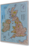 Wielka Brytania i Irlandia 64,5x77cm. Mapa magnetyczna.