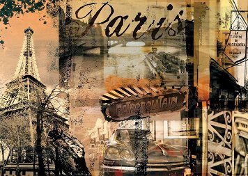 Puzzle 1000 Elementów Wspomnienia z Paryża Ravensburger