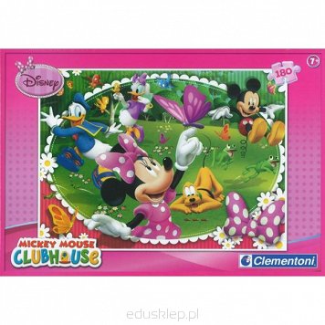 Puzzle 180 Elementów Świat Minnie Clementoni