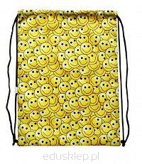 Worek szkolny, plecak WR 102 emoji żółte