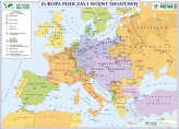 Europa podczas I wojny światowej - Odbudowa państwa polskiego  - mapa ścienna