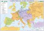 Europa podczas I wojny światowej - Odbudowa państwa polskiego  - mapa ścienna