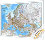 Europa polityczna 82x62 cm. Mapa do wpinania korkowa.