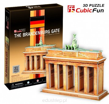 Puzzle 3D Brama Brandenburg Cubicfun