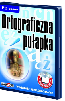 Ortograficzna pułapka program multimedialny (DVD) widok produktu