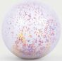 Piłka sensoryczna przeźroczysta z koralikami