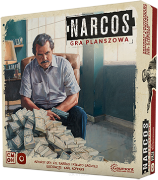 Narcos: Gra planszowa widok przodu pudełka
