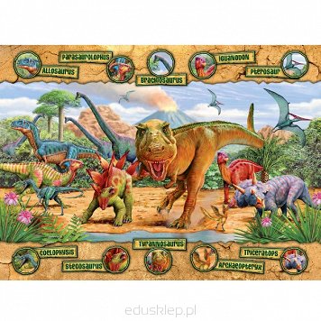 Puzzle 100 Elementów XXL Dinozaury Ravensburger
