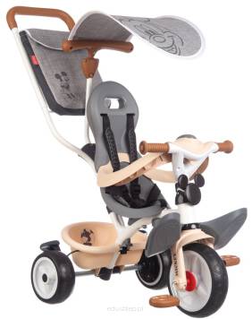 Rowerek Trójkołowy Baby Balade Plus Kremowo-Szary Myszka Miki SMOBY widok produktu