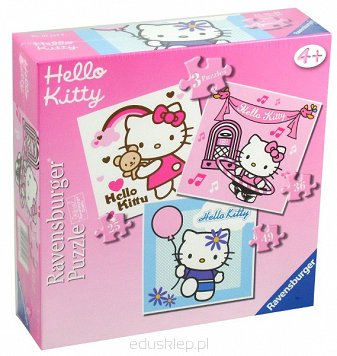Puzzle 3 w 1 Hello Kitty Ravensburger