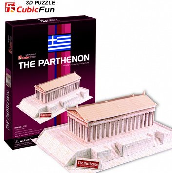 Puzzle 3D Świątynia The Parthenon Cubicfun