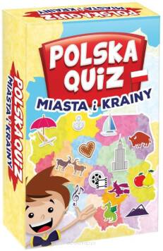 Polska Quiz: Miasta i Krainy gra karciana pudełko 