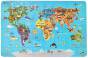 Puzzle Mapa Świata Kontynenty 48 el. widok
