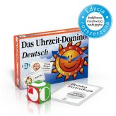 Das Uhrzeit-Domino gra językowa z polską instrukcją i suplementem