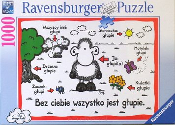 Puzzle 1000 Elementów Bez Ciebie... Ravensburger