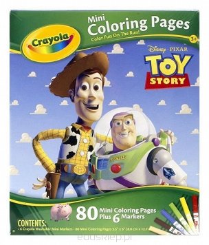Kolorowanka mini pages Toy Story