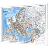 Europa polityczna 82x62 cm. Mapa magnetyczna.