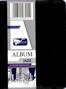Album Jazz na dowód rejestracyjny czarny