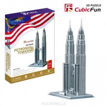 Puzzle 3D Petronas Tower Cubicfun