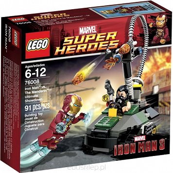Lego Iron Man & Mandarin Pojazd