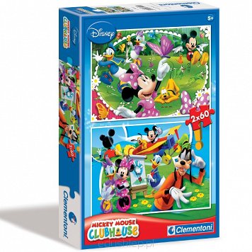 Puzzle 2X60 Elementów Myszka Miki Clementoni