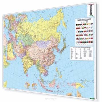 Azja Polityczna 164x122cm. Mapa magnetyczna.