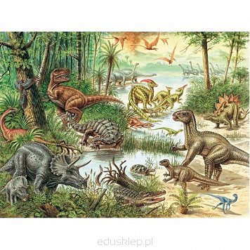 Puzzle 200 Elementów XXL Dinozaury Ravensburger