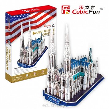 Puzzle 3D Katedra Św. Patryka Cubicfun