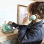 Klasyczny Drewniany Telefon dla Dzieci 4 el. zabawa