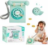 Klasyczny Drewniany Telefon dla Dzieci 4 el.