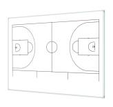 Tablica boisko do koszykówki 120x100cm
