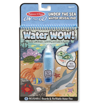 Malowanka kolorowanka wodna - podwodny świat 