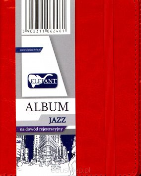 Album Jazz na dowód rejestracyjny czerwony