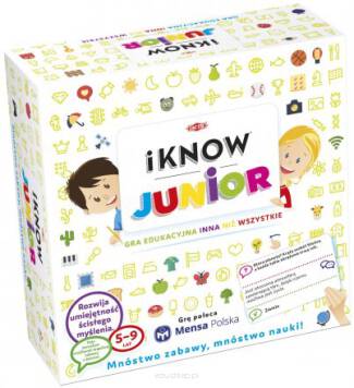 iKnow Junior gra karciana widok pudełka 
