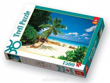 Puzzle 1500 Elementów Plaże Seszeli Trefl