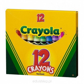 Kredki Świecowe 12 sztuk Crayola