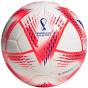 Piłka nożna Adidas Al Rihla Club Ball biało-czerwona MŚ Qatar 2022