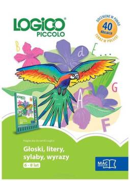 Serie ćwiczeń Logico Piccolo przeznaczone są dla dzieci w wieku wczesnoszkolnym. Przy współpracy wykwalifikowanych pedagogów opracowano materiał, który swoją tematyką oraz formą graficzną zachęca do zabawy i nauki. Na kolejnych kartach dzieci odkrywają sytuacje i postacie, z którymi mogą się identyfikować.